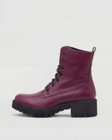 Women's Boots Workers No. 3 Burgundy - Vegan America