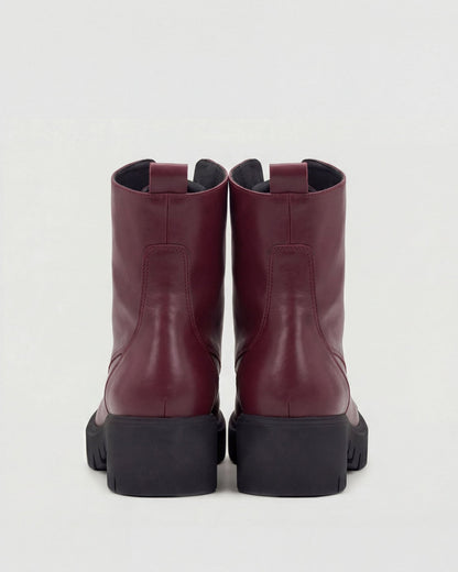 Women's Boots Workers No. 3 Burgundy - Vegan America