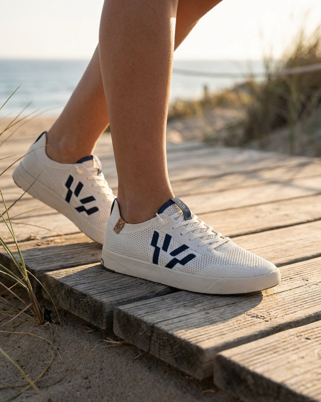 Cali Knit W White Navy