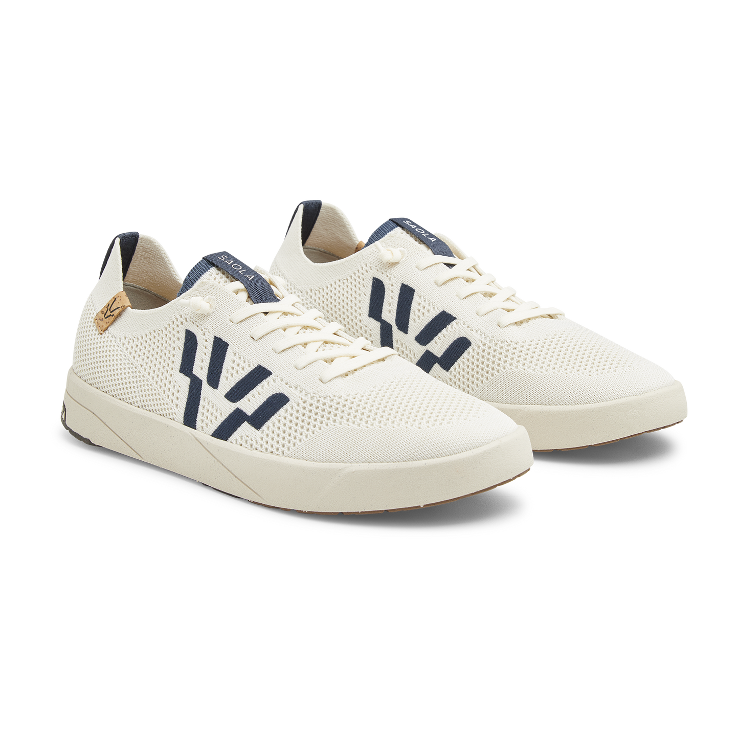 Cali Knit M White Navy