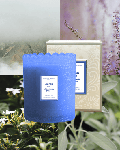 Ocean Mist Natural Candle 8oz Kaia Collection - Vegan America