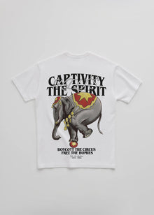 "CAPTIVITY KILLS THE SPIRIT" TEE