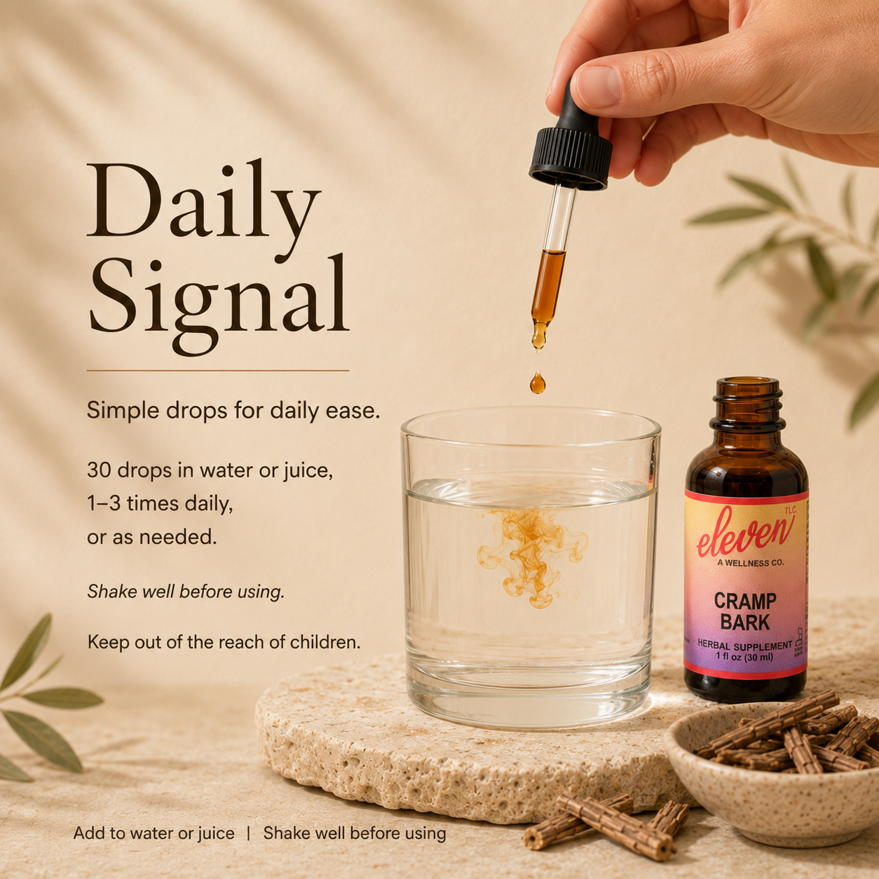 Cramp Bark Tincture | Menstrual Comfort | 1 oz