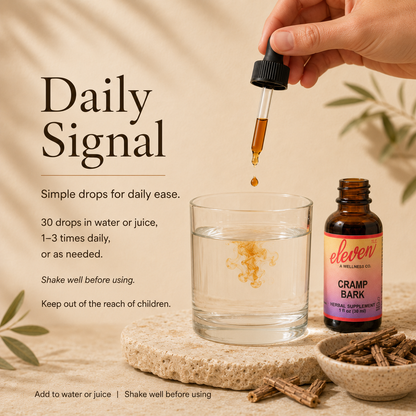 Cramp Bark Tincture | Menstrual Comfort | 1 oz