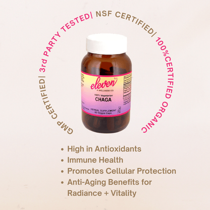 Organic Chaga Mushroom Capsules |60 Count - Vegan America