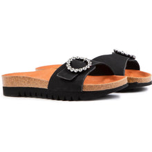 Cherry Footbed Sparkle Sandals - Vegan America
