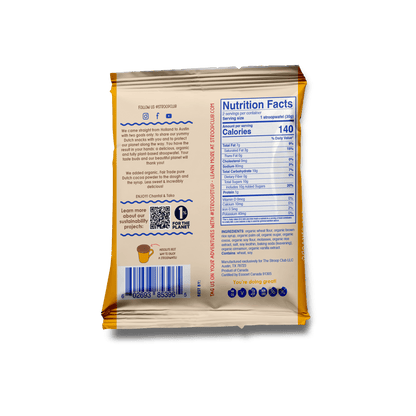 Chocolate Caramel Plant Based and Organic Stroopwafels (box of 12x 2 - pack - 24 total) - Vegan America