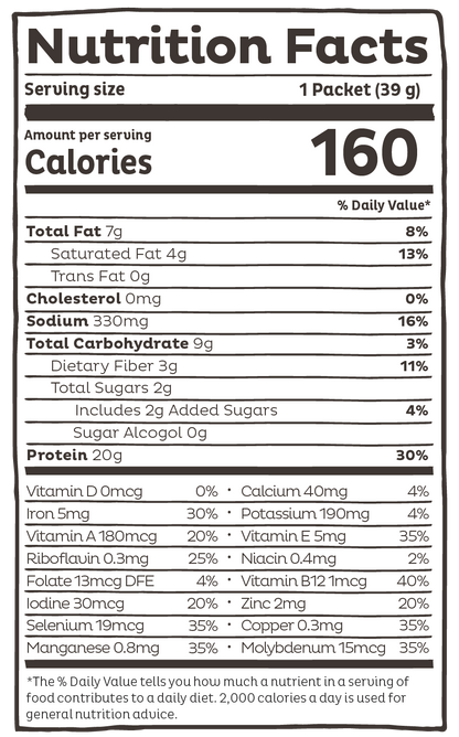 Organic Plant Protein, Chocolate, Single Serving