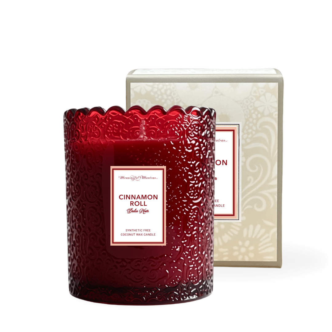 Cinnamon Roll Natural Candle 8oz Kaia Collection - Vegan America