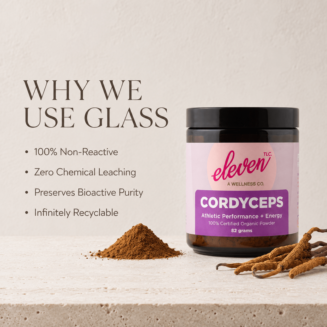 Organic Cordyceps Mushroom Powder - Vegan America