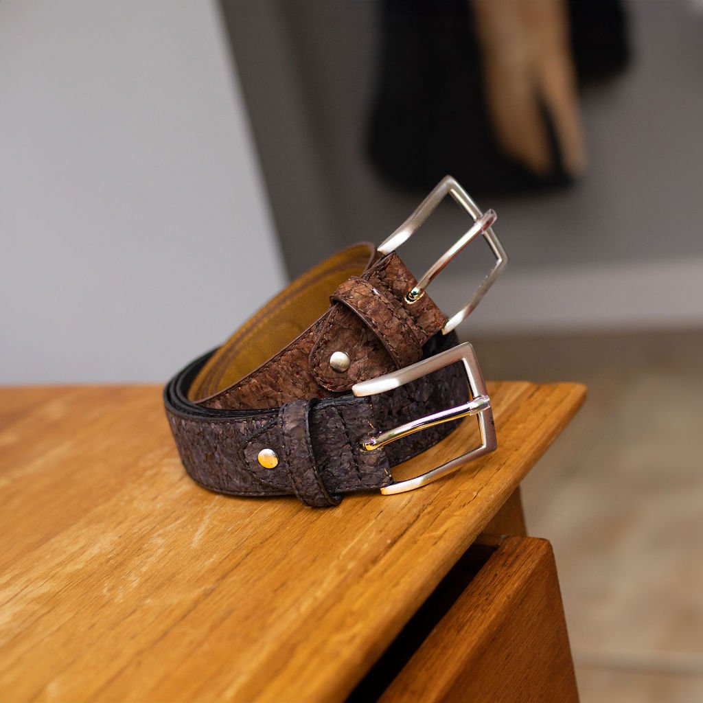 Cork 3.5Cm Belt - Vegan America
