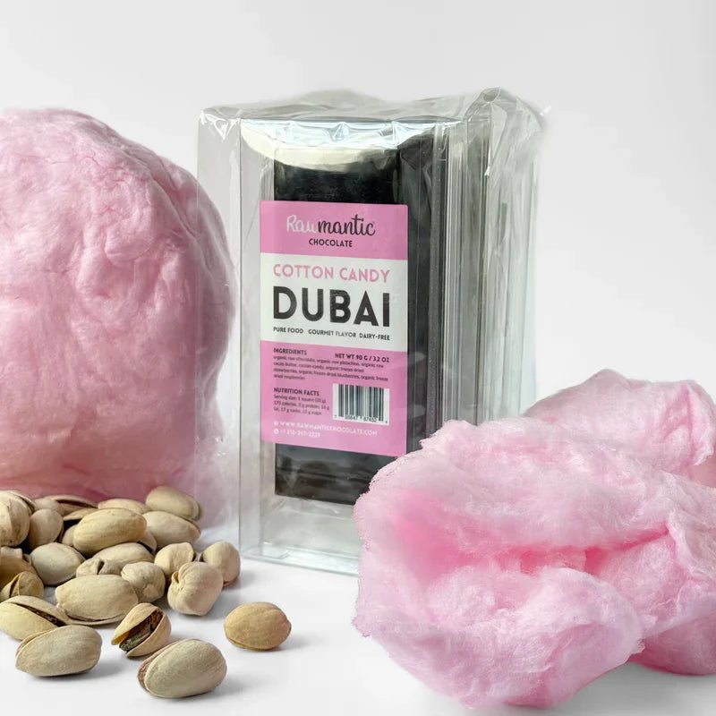 Cotton Candy Angel Hair Dubai chocolate plant based, vegan Bar. 90g - Vegan America