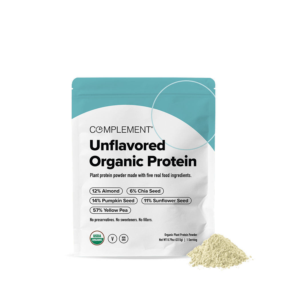 COMPLEMENT® Organic Protein Single Serving - Unflavored - Vegan America