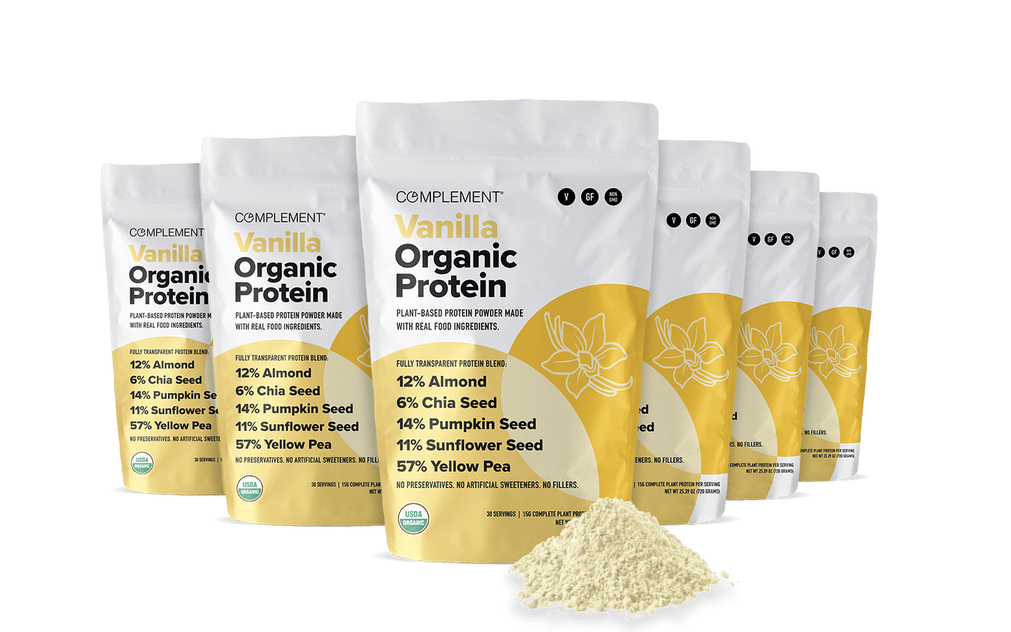 6x Vanilla Organic Plant - Based Protein - Vegan America