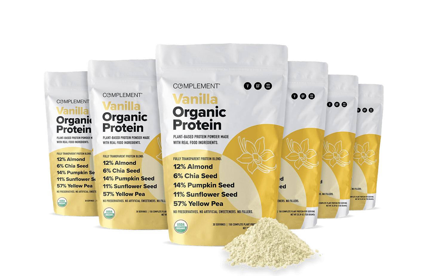 6x Vanilla Organic Plant - Based Protein - Vegan America