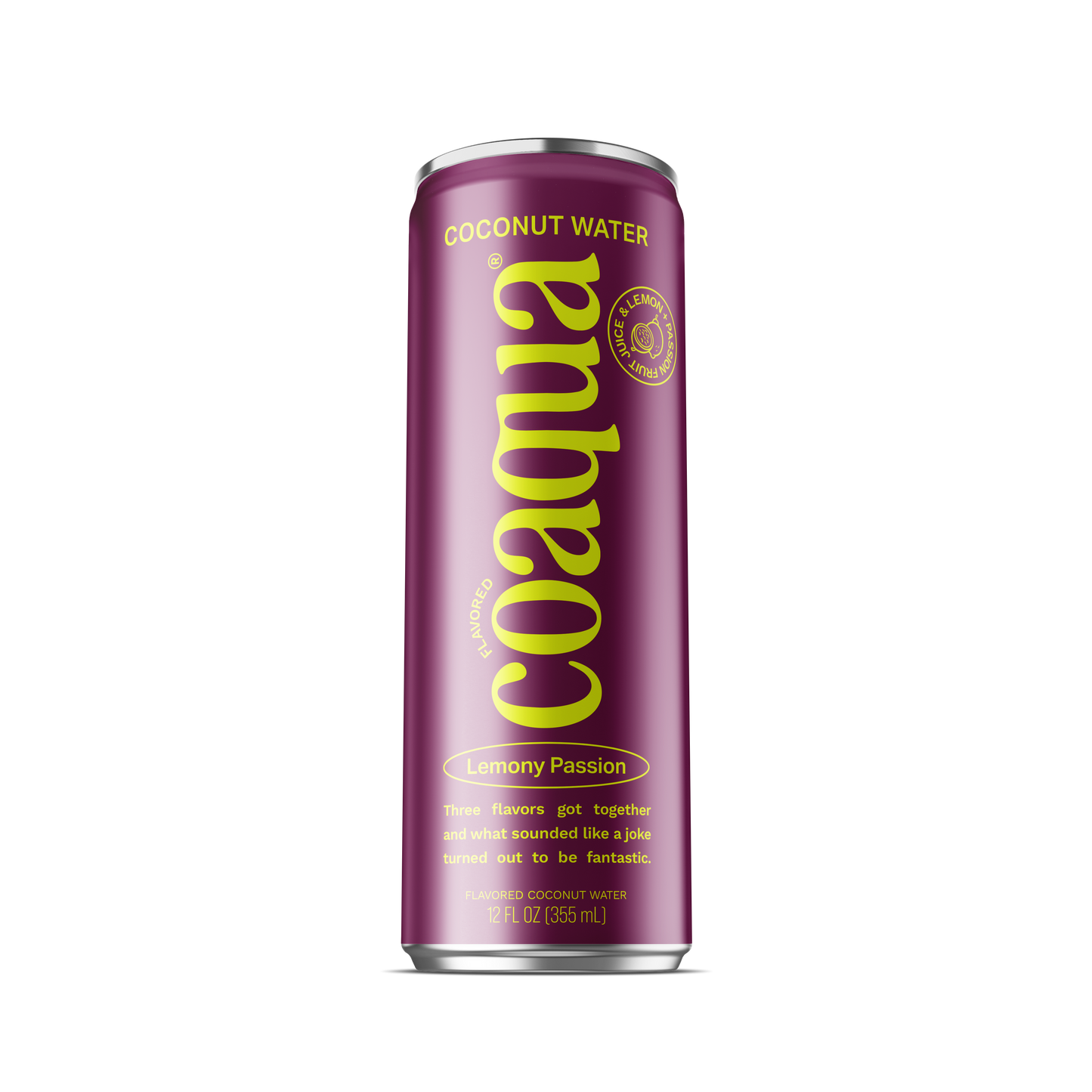Coaqua Lemony Passion Coconut Water