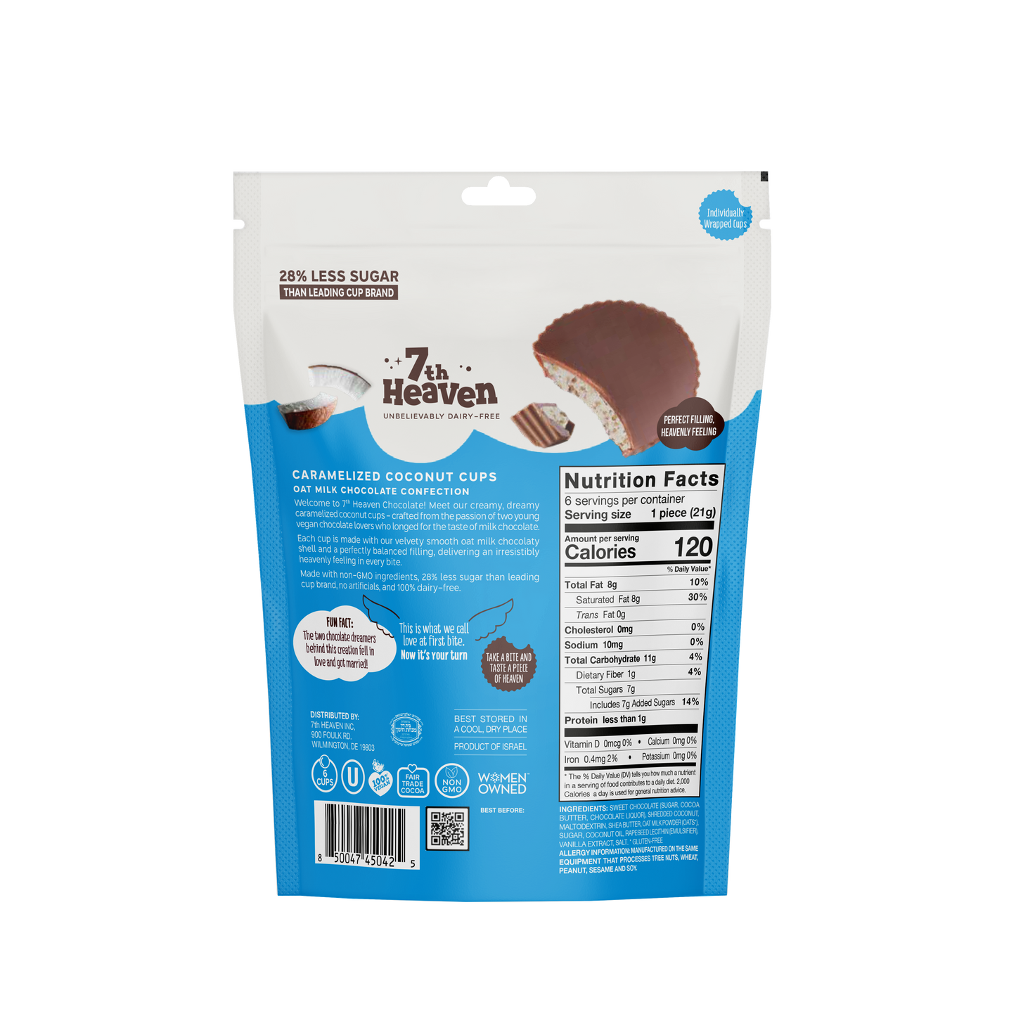 Caramelized Coconut Cups (5-Pack)