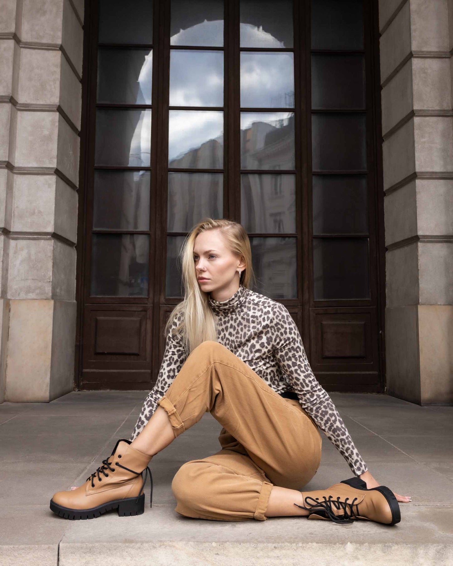 Workers boots No. 3 carmel - Vegan America