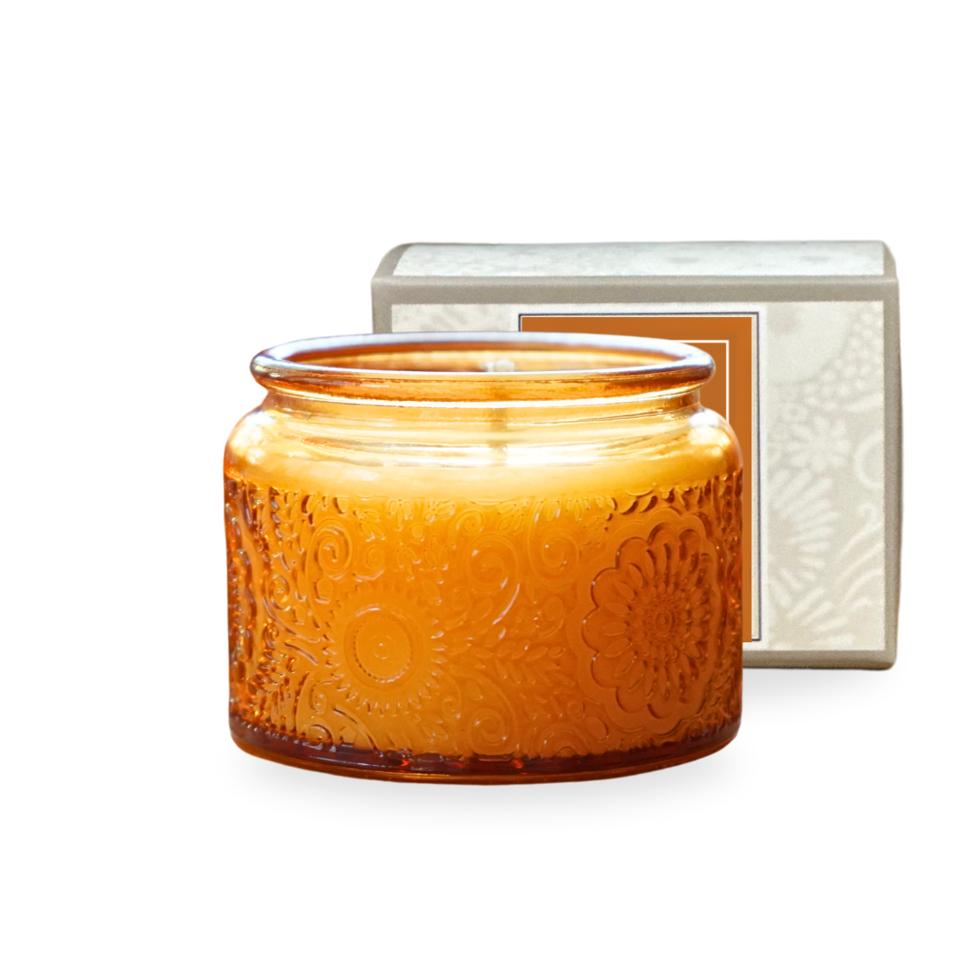 Carrot Cake x @TheTransparentCarrot Natural Candle 4oz Ellie Collection