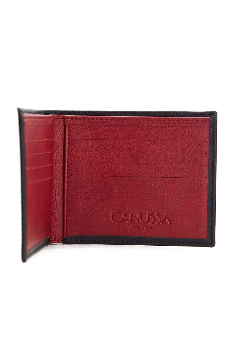 Slim wallet - Black/Red