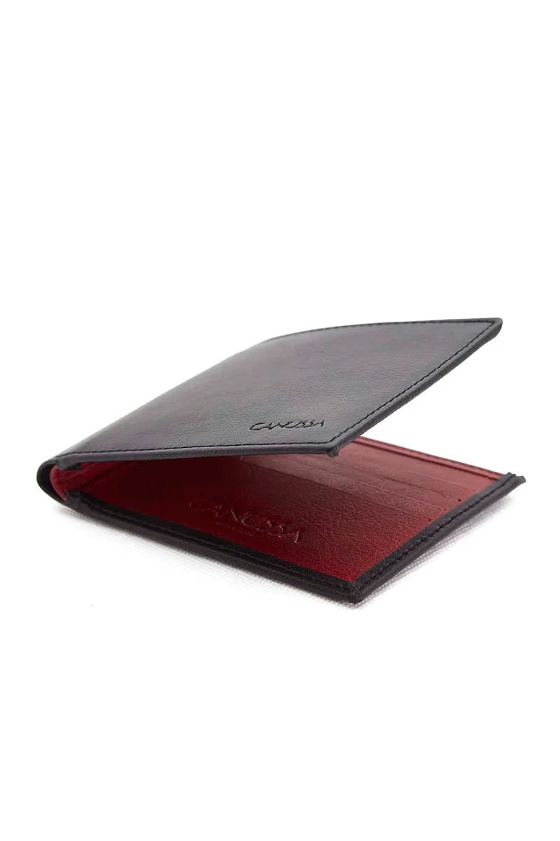 Slim wallet - Black/Red