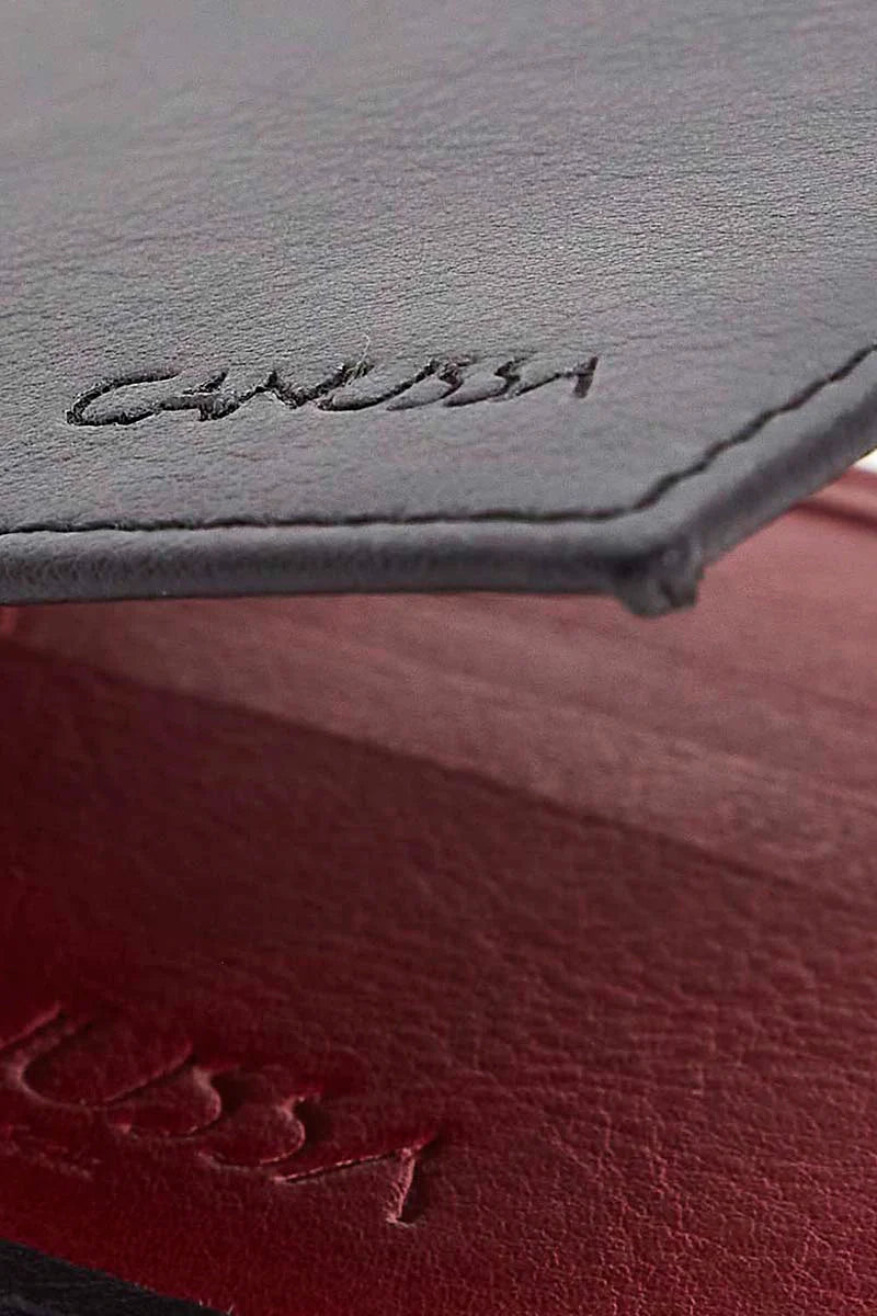 Slim wallet - Black/Red
