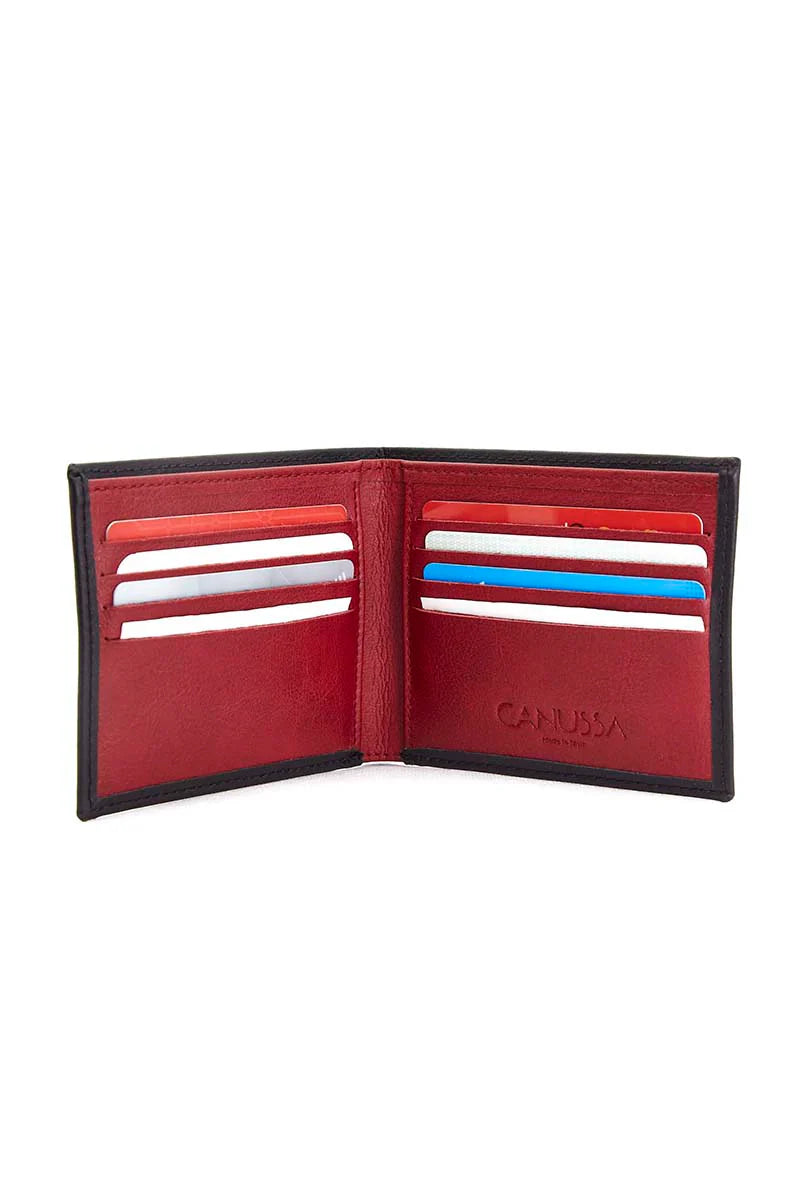 Slim wallet - Black/Red