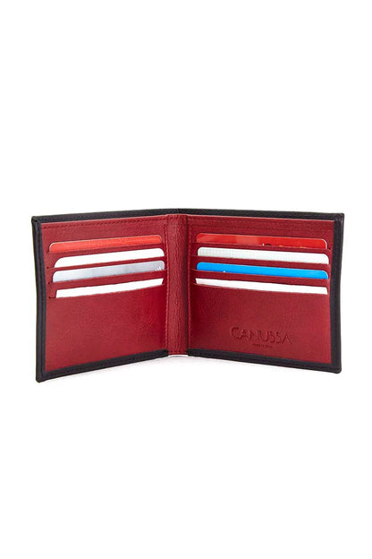 Slim wallet - Black/Red