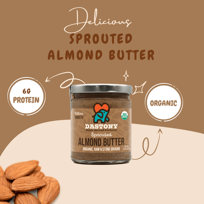 Organic Sprouted Almond Butter - Vegan America