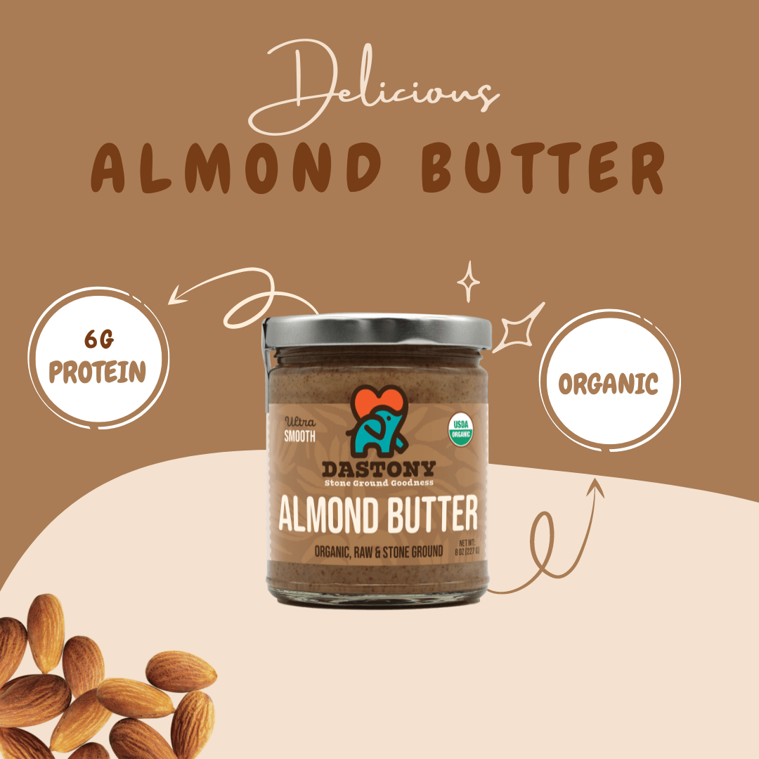 Organic Raw Almond Butter - Vegan America