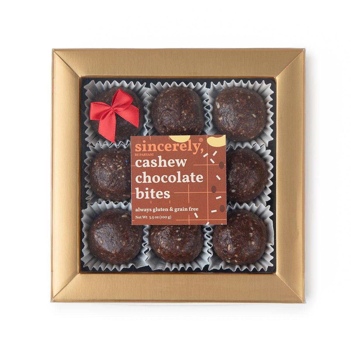 Cashew Cacao Bites Gift Box | Low-Sugar Grain-Free Treats