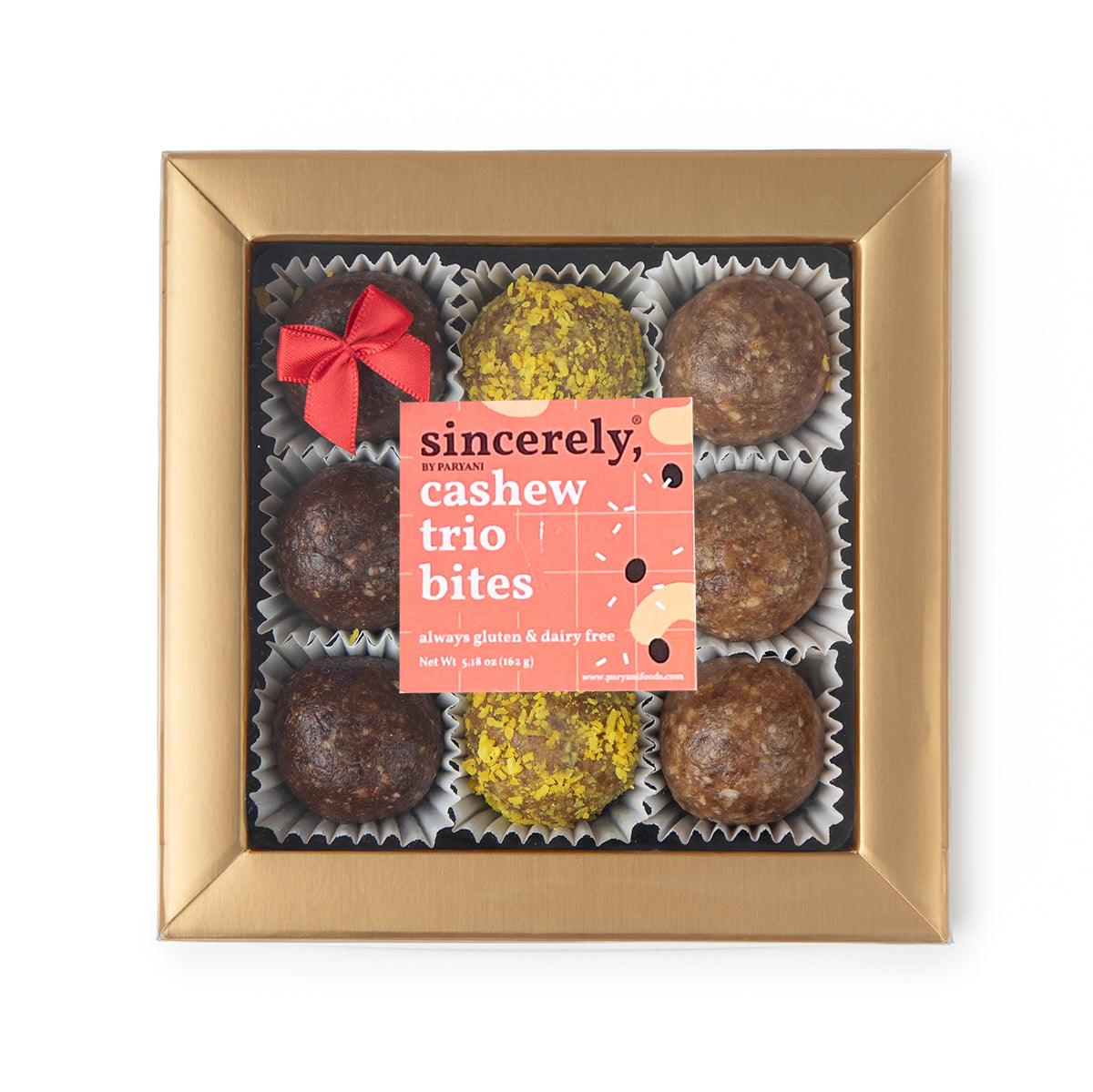 Gluten and Dairy Free Desserts – Cashew Trio Gift Box | Perfect for Gifting & Special Occasions