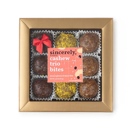 Gluten and Dairy Free Desserts – Cashew Trio Gift Box | Perfect for Gifting & Special Occasions