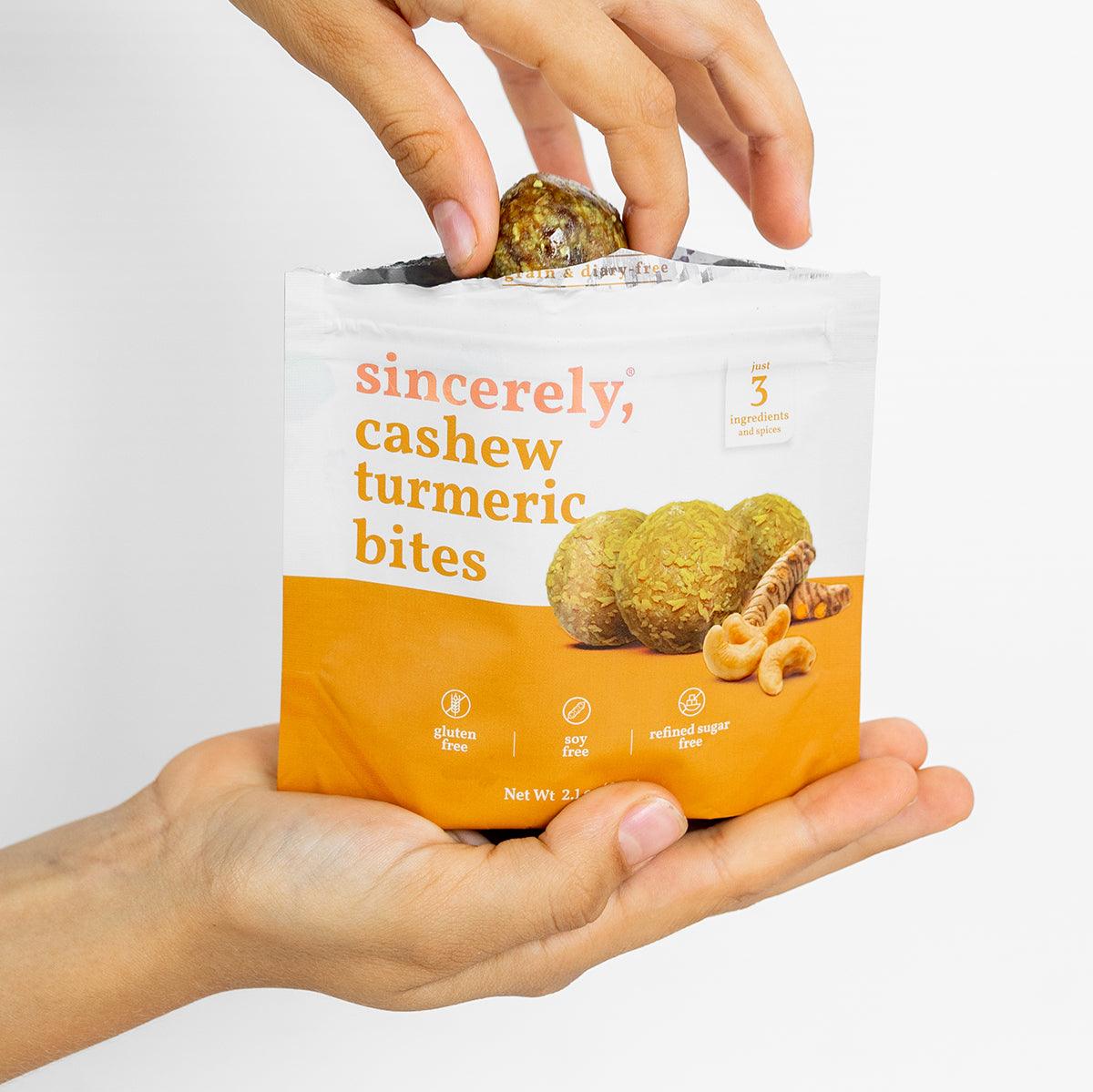 Cashew Turmeric Bites – 6 Pack