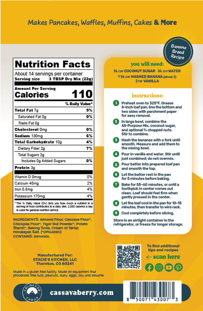 Gluten-Free All-Purpose Baking Mix | Plant-Based