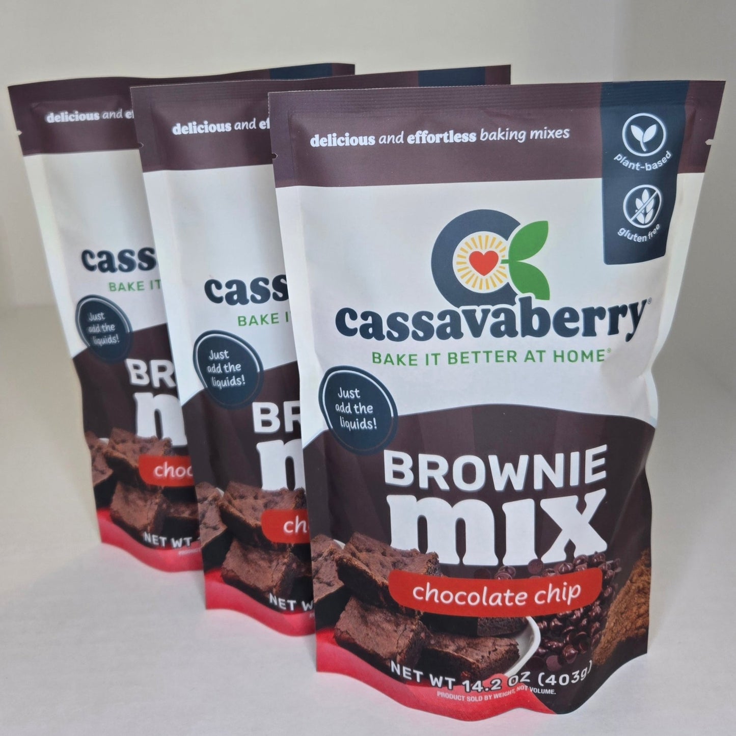 Gluten - Free & Plant - Based Chocolate Chip Brownie Baking Mix - Vegan America