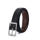 Slim Center Bar Formal Dress Belt - Vegan America