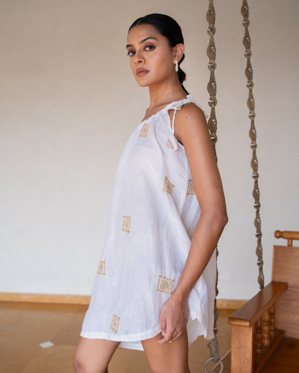 Chaitri Off-Shoulder Dress