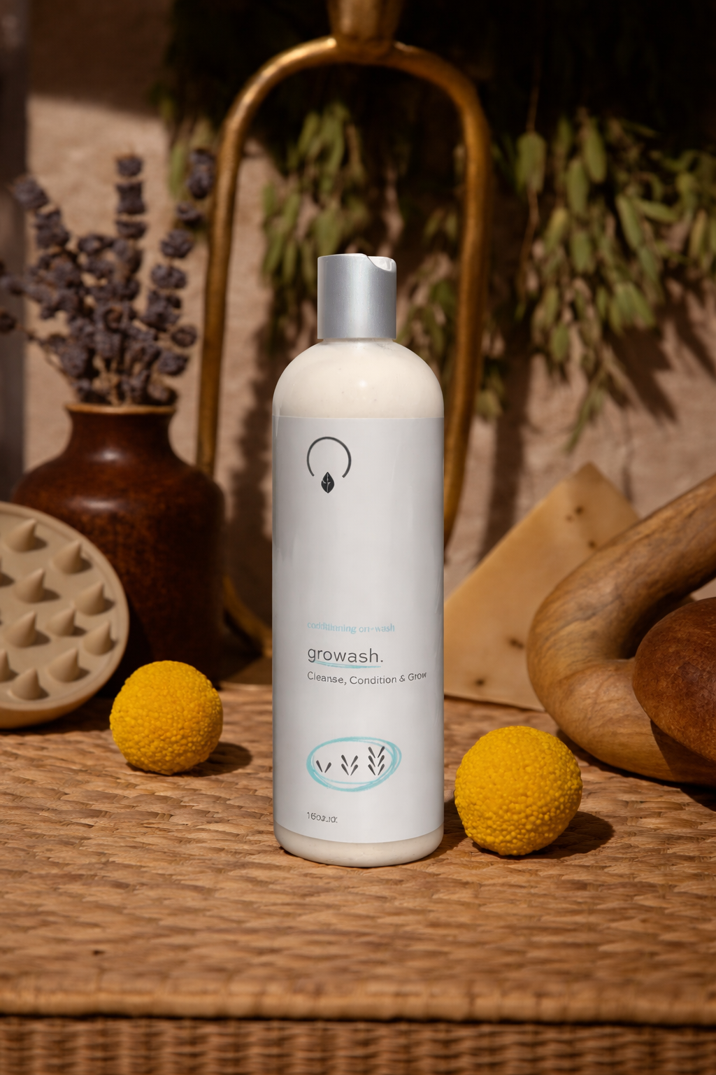 GroWash Conditioning Co-Wash With Chebe & Muru Muru 16oz