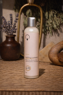 Curling Custard Gel Medium to High Porosity