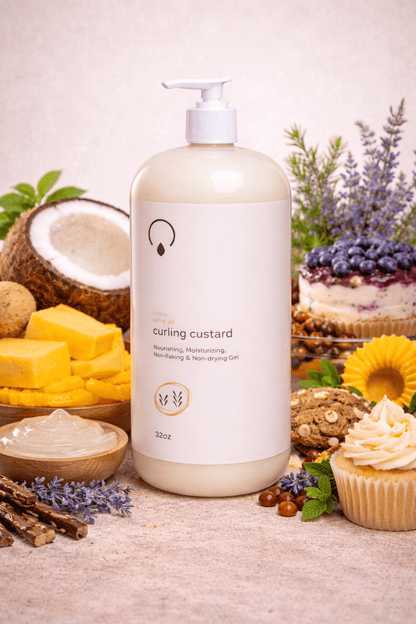 Curling Custard Gel Low to Medium Porosity - Vegan America