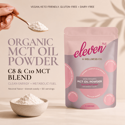 Organic C8/C10 MCT Oil Powder + Acacia Fiber | 500g - Vegan America