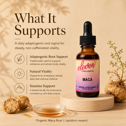 Organic Maca Root Tincture | Energy & Vitality | 1 oz