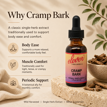 Cramp Bark Tincture | Menstrual Comfort | 1 oz