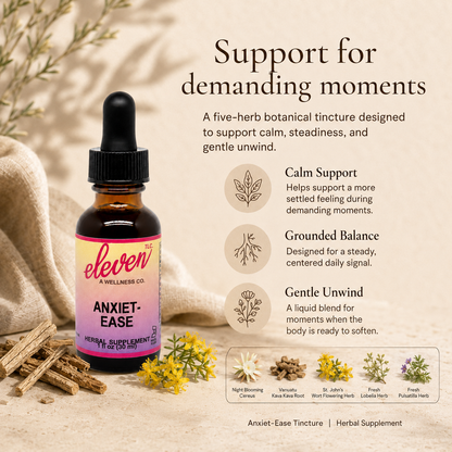 Anxiet-Ease Tincture | Calm & Clarity | 1 oz