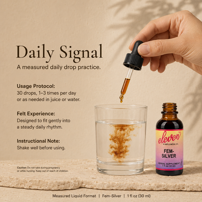 Fem-Silver Tincture | Menopause & Hormone Support | 1 oz