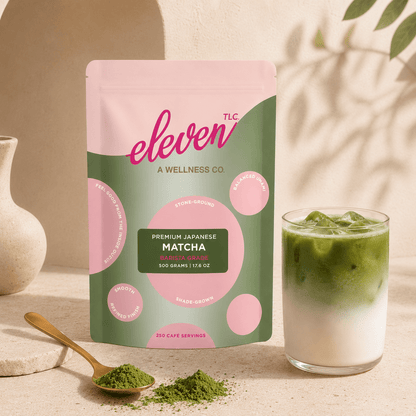 Organic Japanese Barista Matcha Powder | 500g Bulk Food Service | Eleven TLC - Vegan America