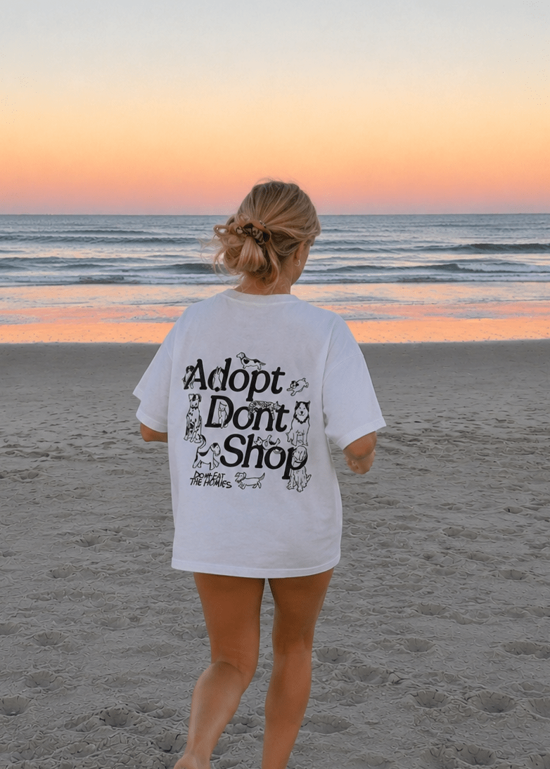 Adopt Dont Shop Tee - Vegan America