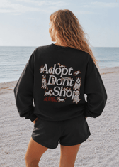 Adopt Dont Shop Crewneck - Vegan America