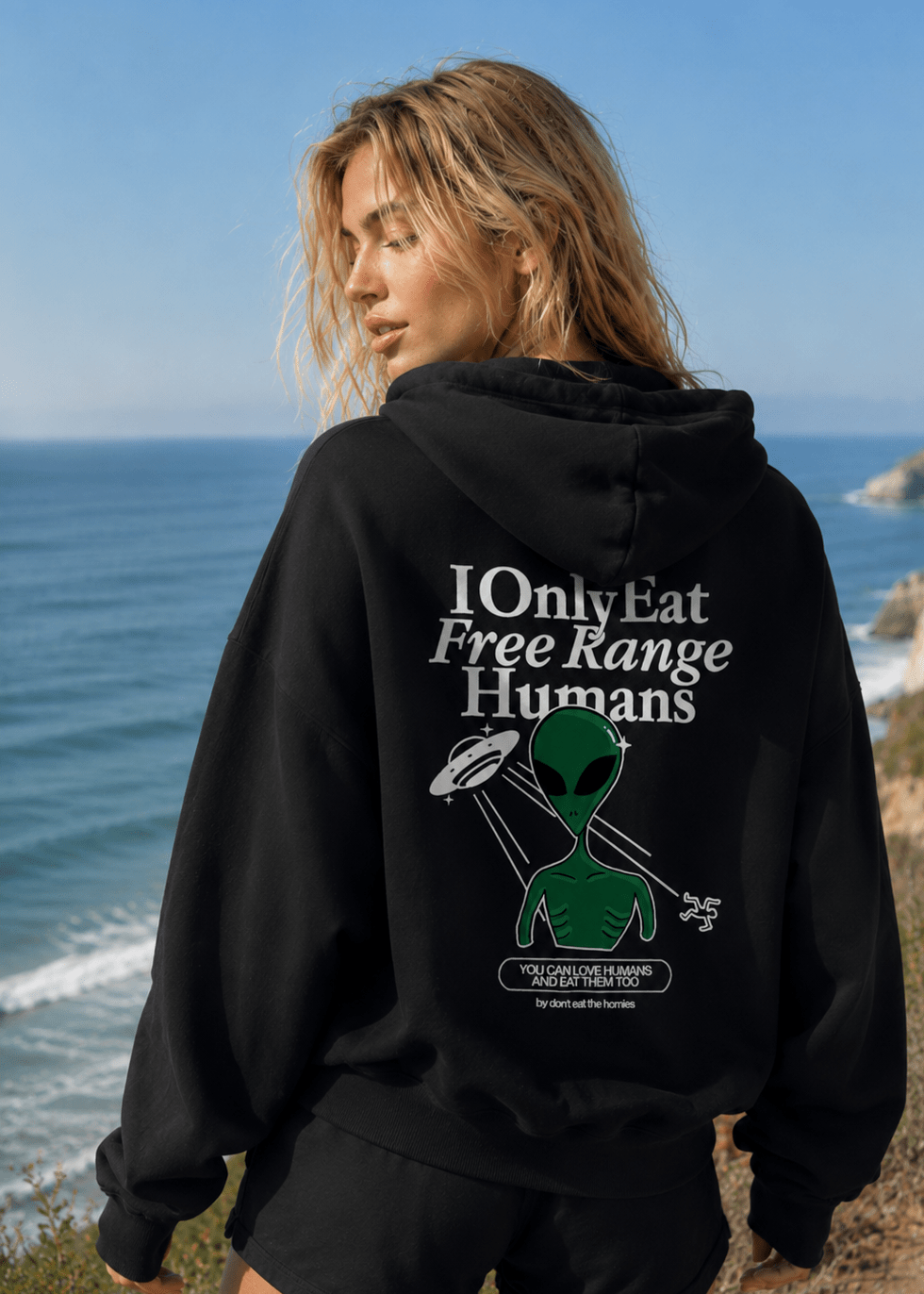 ALIEN HOODIE - Vegan America